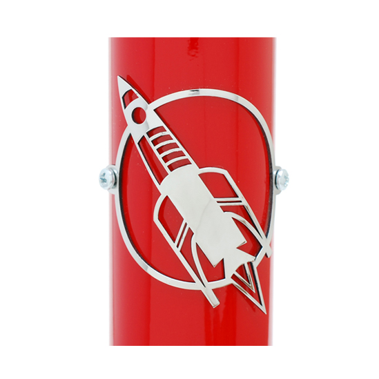 Stainless Rocket Ship (Stencil Style)